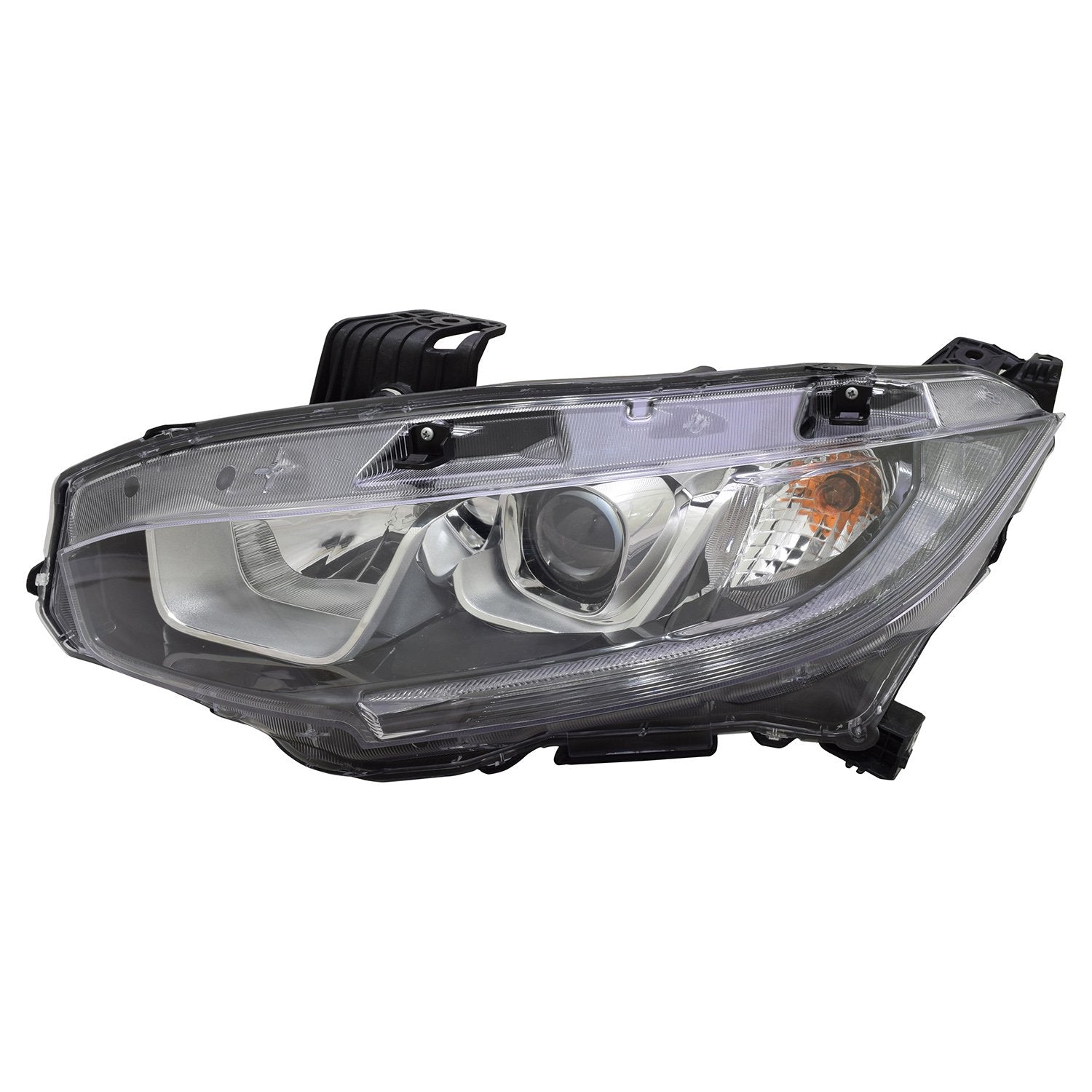 Left TYC Headlight Assembly Compatible with 2016-2018 Honda Civic