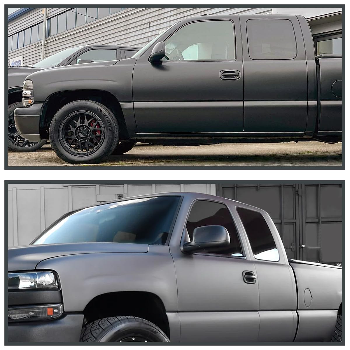 Left Driver Side Spec-D Tuning Black Manual Mirror Compatible with 1999-2002 Chevy Silverado