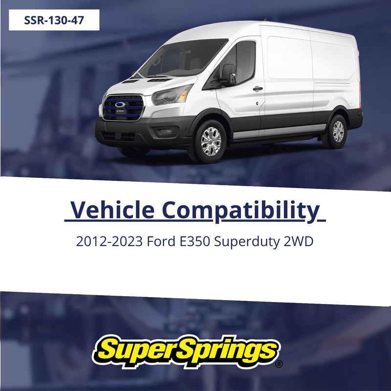 SumoSprings Rear for Ford E-350|E-450, Black | SuperSprings SSR-130-47
