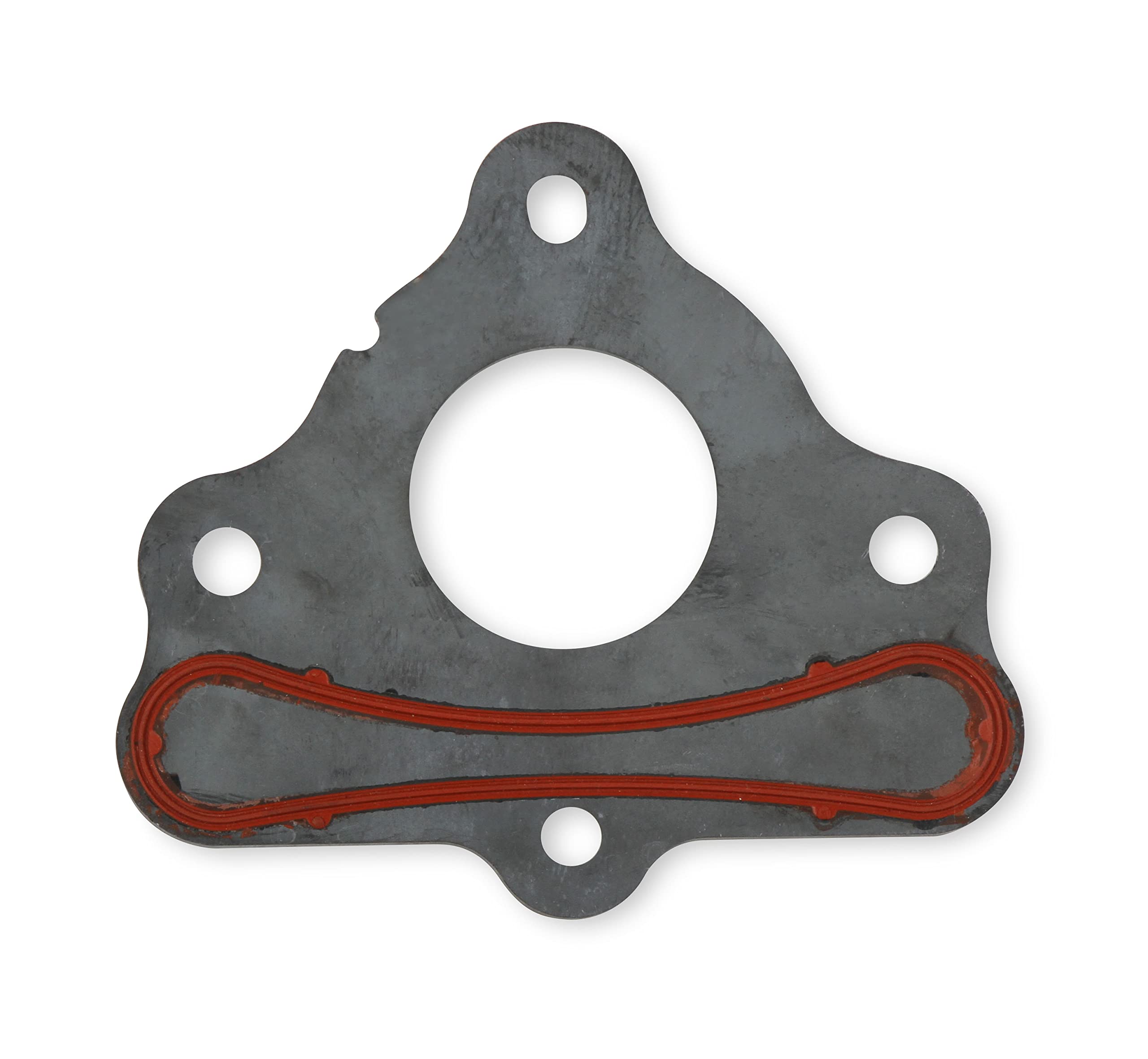 Camshaft Thrust Plate Mr. Gasket 61220G Steel Camshaft Thrust Plate O-Ring Seal Molded On Back Incl. 4 Mounting Screws