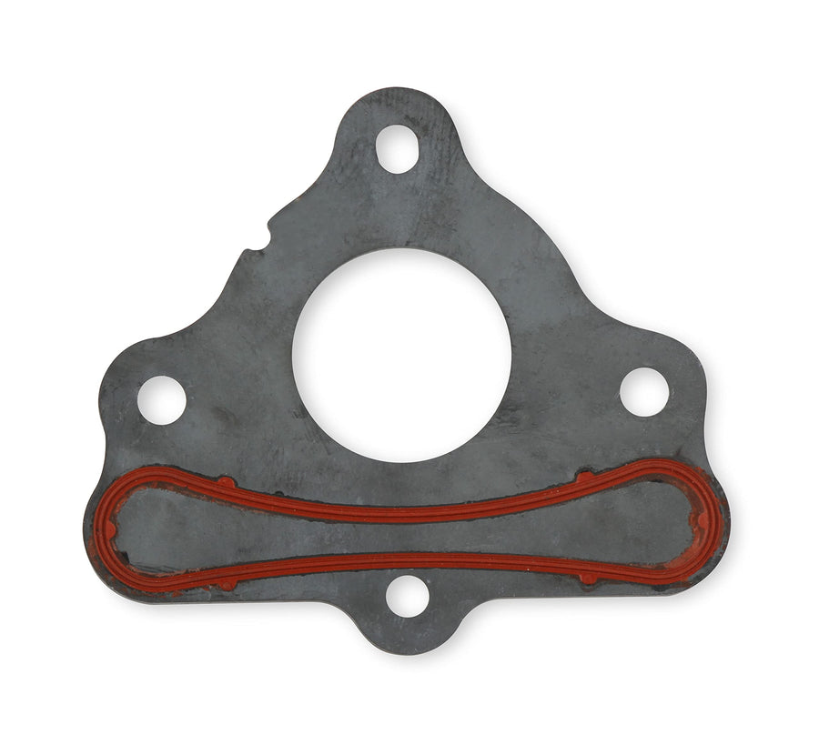 Camshaft Thrust Plate Mr. Gasket 61220G Steel Camshaft Thrust Plate O-Ring Seal Molded On Back Incl. 4 Mounting Screws