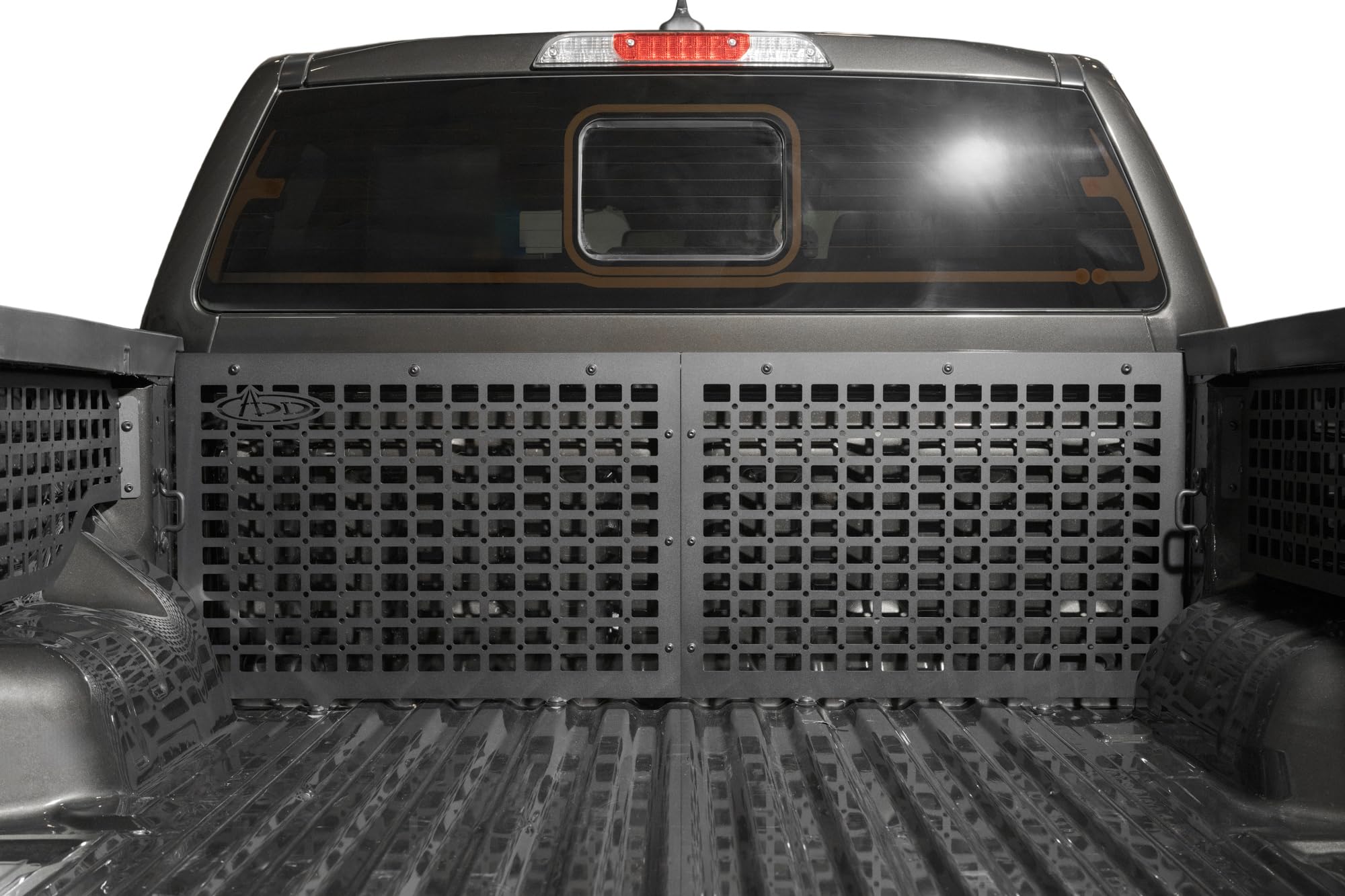Offroad Bed Cab Molle Panels for 2024-2025 Ford Ranger Raptor ADD | Molle Design for Mounting Tools, Recovery Gear, & Off-Road Supplies | Rigid Fitment | Powder Coated Finish | Steel | Made in the USA