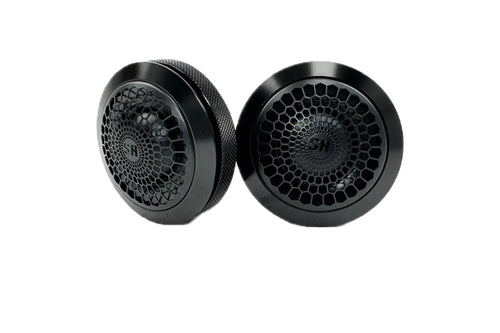 SA-1T v4 Sundown Audio 1" Soft Dome Tweeter Pair - 65W RMS High-Fidelity Car Audio Tweeters with 92dB Sensitivity & Multi-Crossover Options for Crisp, Smooth Highs