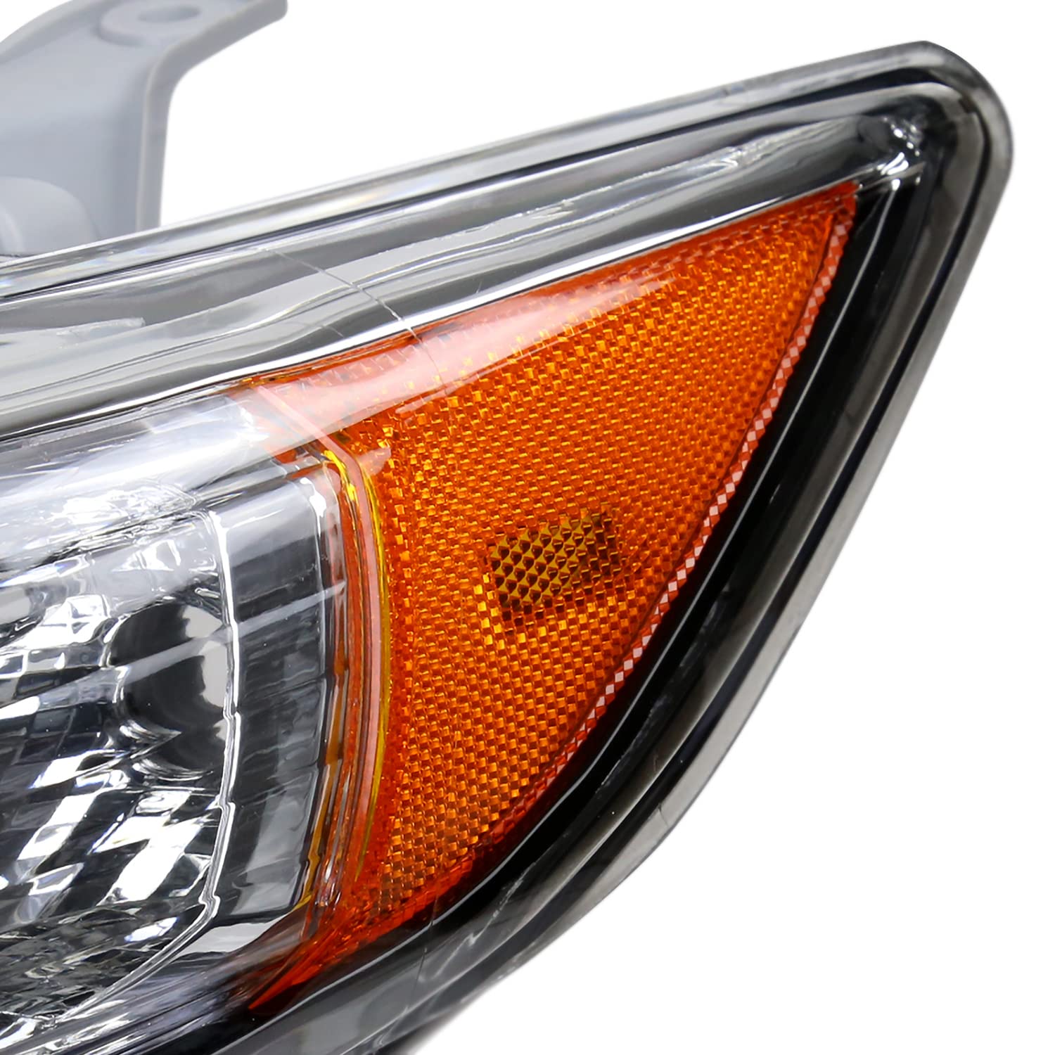 Left Driver Side SPEC-D TUNING Glossy Black Projector Headlight Compatible with 2012-2014 Toyota Camry