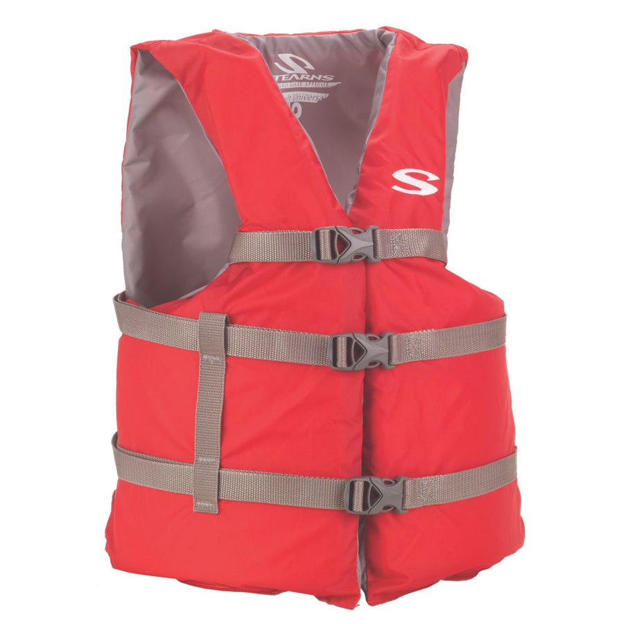 Stearns Classic Series Adult Life Vest, USCG Approved Type III Life Jacket with Standard & Oversized Fits, Great for Boating, Swimming, Watersports, & More