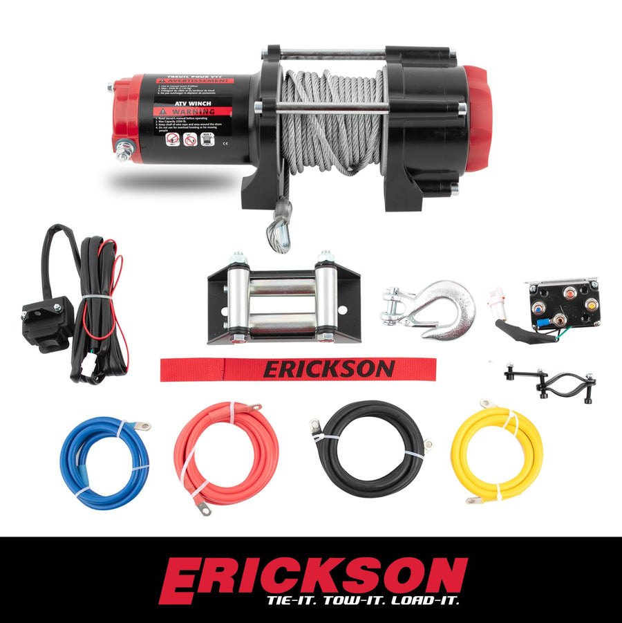 12-Volt Erickson DC 50 ft. 2500 lb. Electric Winch 06422