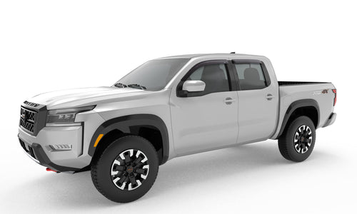 Auto Ventshade Outside Mount Rain Guards [AVS] for 2022-2025 Nissan Frontier, Crew CAB ONLY | Window Vent Visors, 4 pcs. - Smoke | 94788
