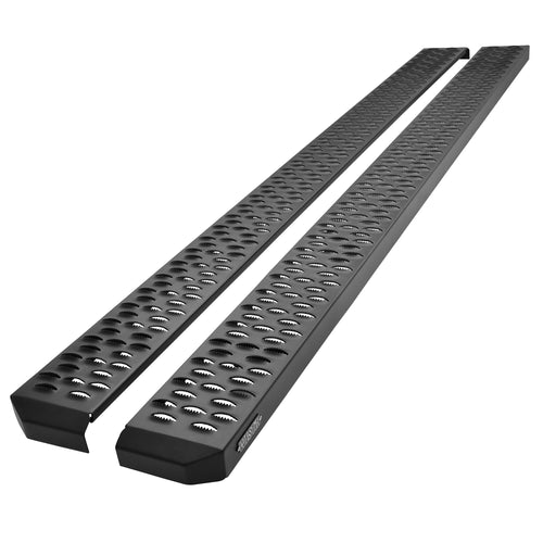 27-74755 Westin Textured Black Grate Steps Running Boards 86 inches Textured Black Running Boards