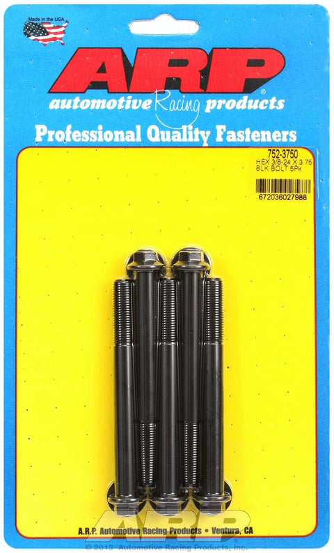 Hex ARP (752-3750) Oxide Bolt, Black