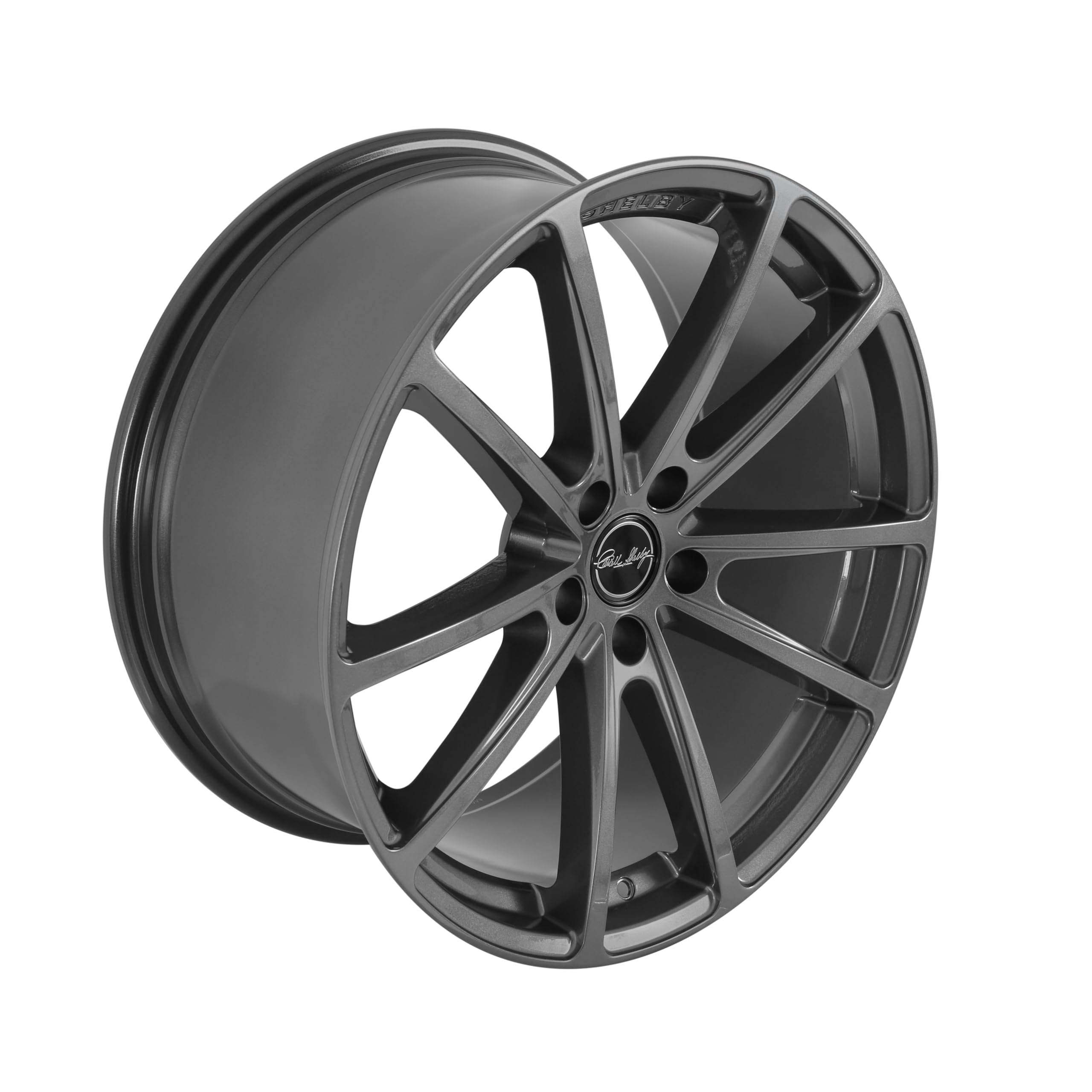 CS10-295530-G Carroll Shelby Wheels - 20 x 9.5 in. - 5 x 114.3-37mm Offset - Gunmetal