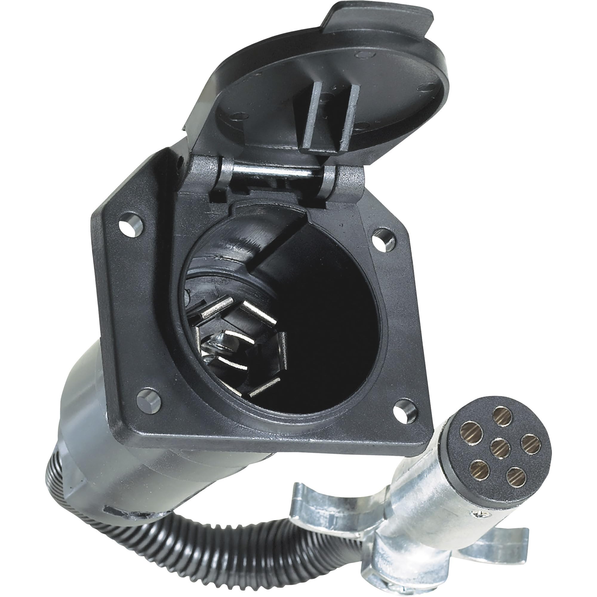 6-Round Hopkins Towing Solutions to 7-Blade Adapter, Model# 47435