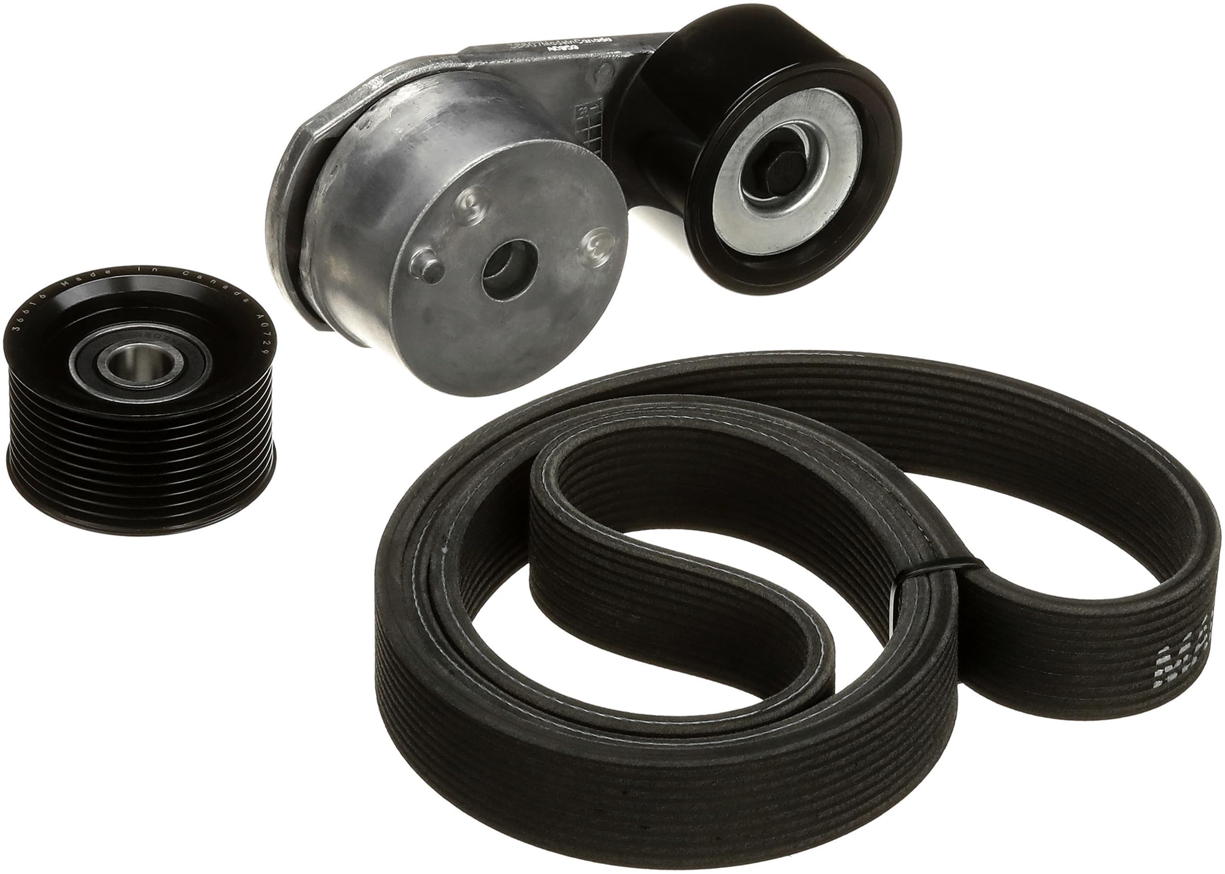 FleetRunner Gates 90K-38607HD Heavy-Duty Serpentine Belt Drive Component Kit