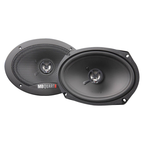 6x9" MB Quart 2 Way Car Audio Coaxial Speakers with Polypropylene Cones & Butyl Rubber Surrounds for Enhanced Quality, 150W Peak Power, 88 dB, Pair