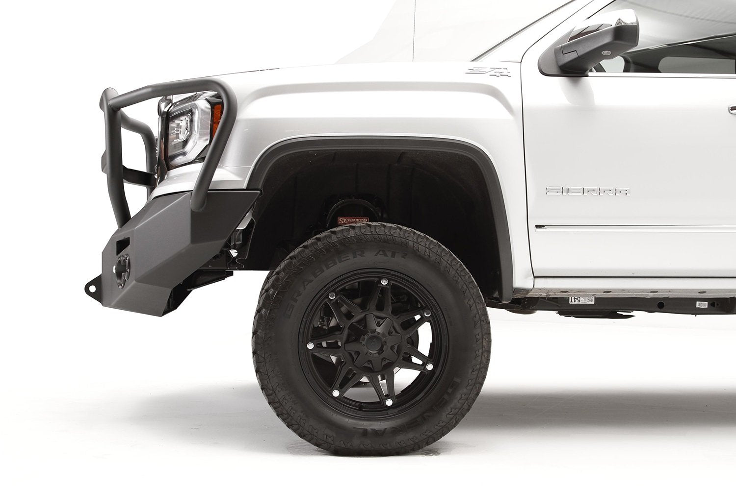 Fab Fours Premium Winch Front Bumper GS16-F3950-B Uncoated/Paintable w/Full Guard w/Sensors [AWSL]