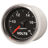 Auto Meter GS 3891 Electric Voltmeter Gauge