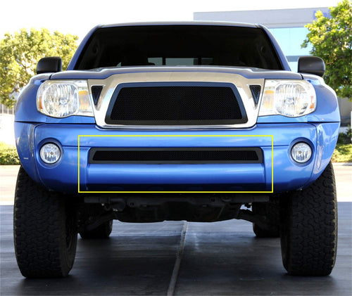 Upper Class T-Rex 52895 Small Mesh Steel Black Finish Bumper Grille Overlay for Toyota Tacoma