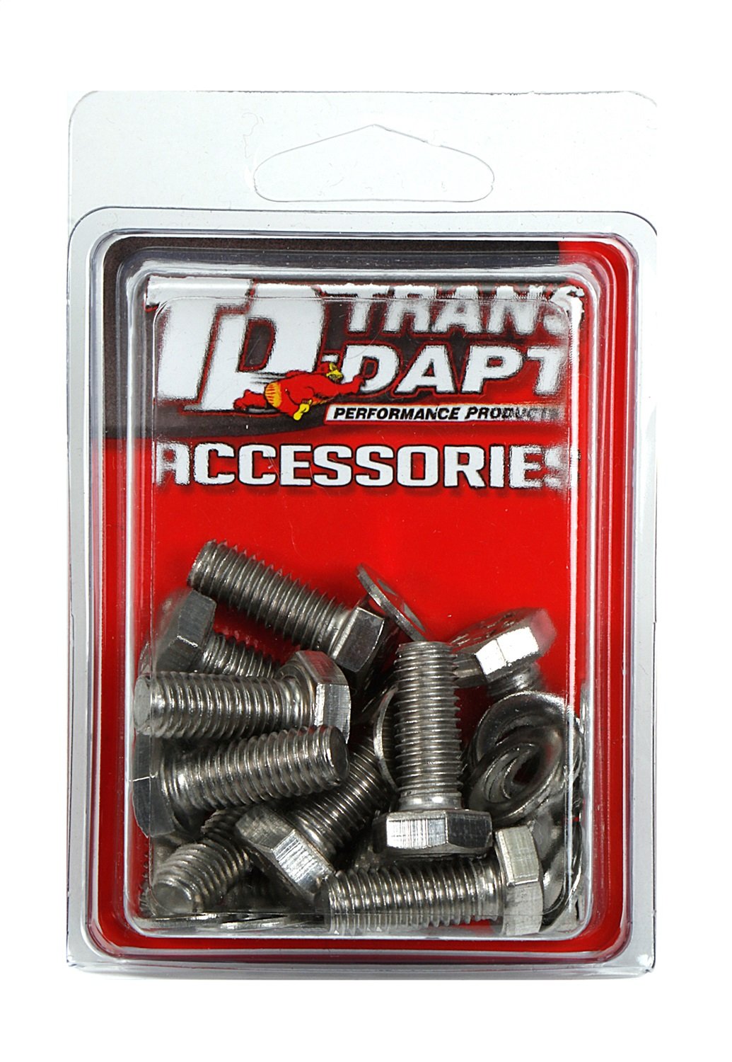 DIFF COVER BOLT SET TRANS-DAPT PERFORMANCE FOR GM 14 BOLT (METRIC) CHROME COVER (9246)