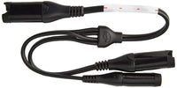 TECMATE Optimate O-15 Cable, Y-Splitter, SAE in to 2 x SAE Out