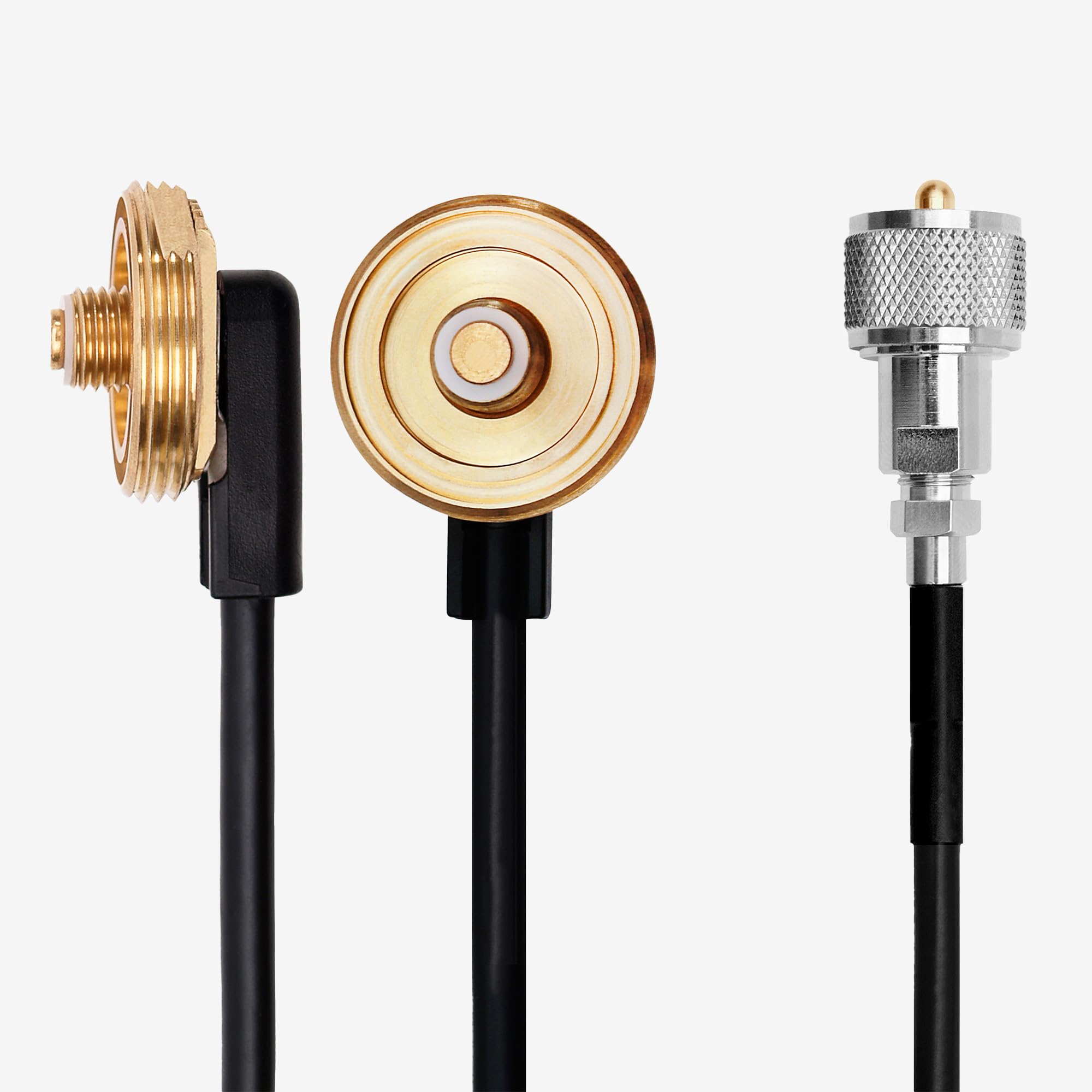 MXTA24 Midland – Low Profile Antenna Cable with NMO Connector – CB Antenna Cable Extension – 6 Meters (19 ft) with Removable UHF Connection