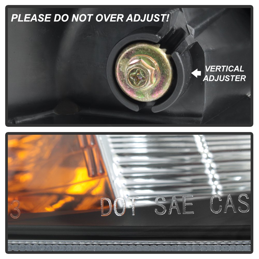 Crystal Xtune Headlights (HD-JH-HA08-4D-OE-L) (OE)