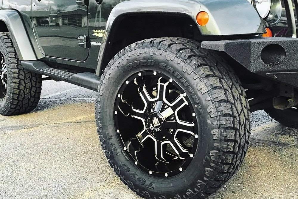Fierce Mayhem Wheel with Milled Finish (20x9"/8x124.206mm, 0mm offset)