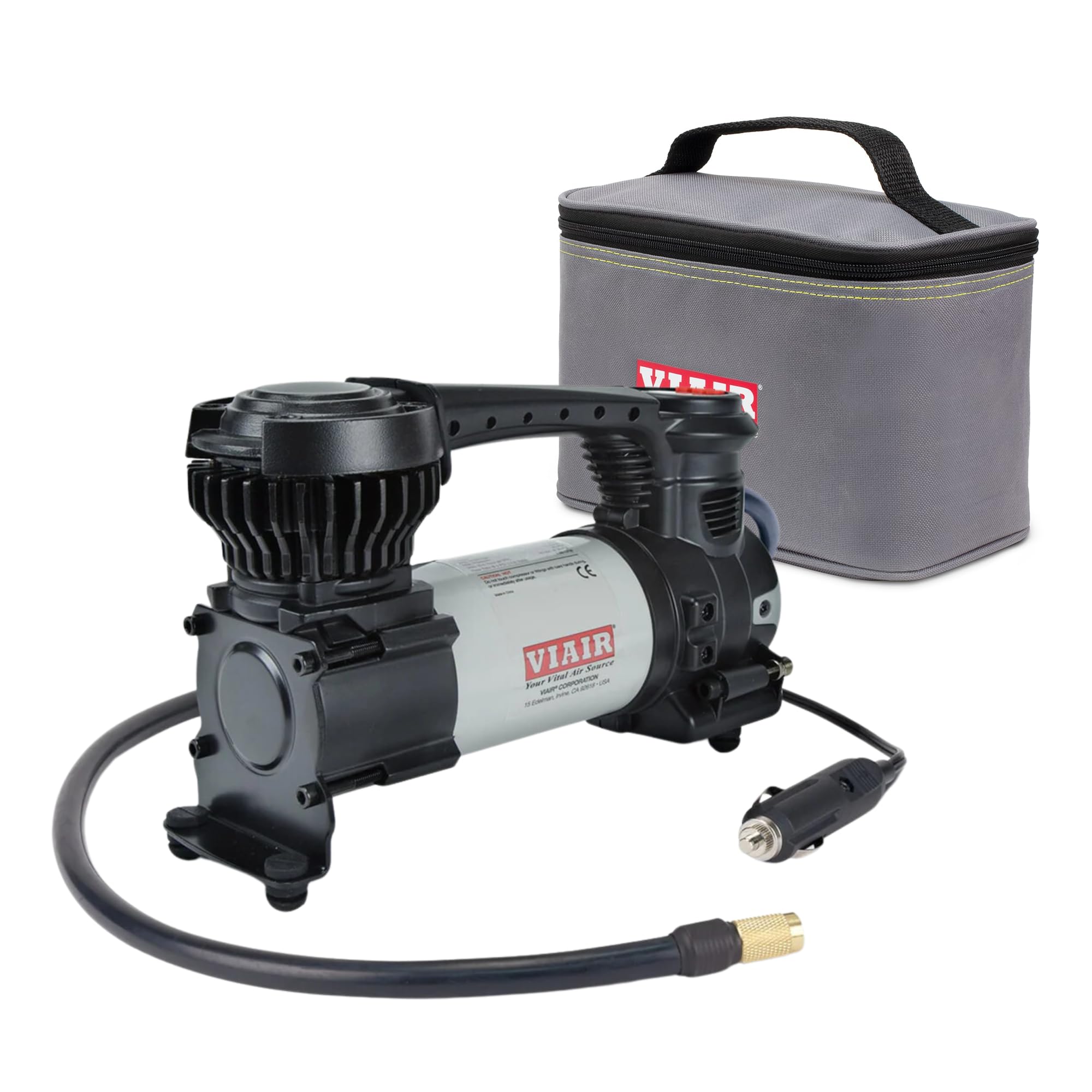 Digital VIAIR EVC85P - Portable Air Compressor Tire Inflator for Car, SUV & Truck | Preset Automatic Shut Off Feature | 12V Road Tire Pump Air Compressor 60 PSI