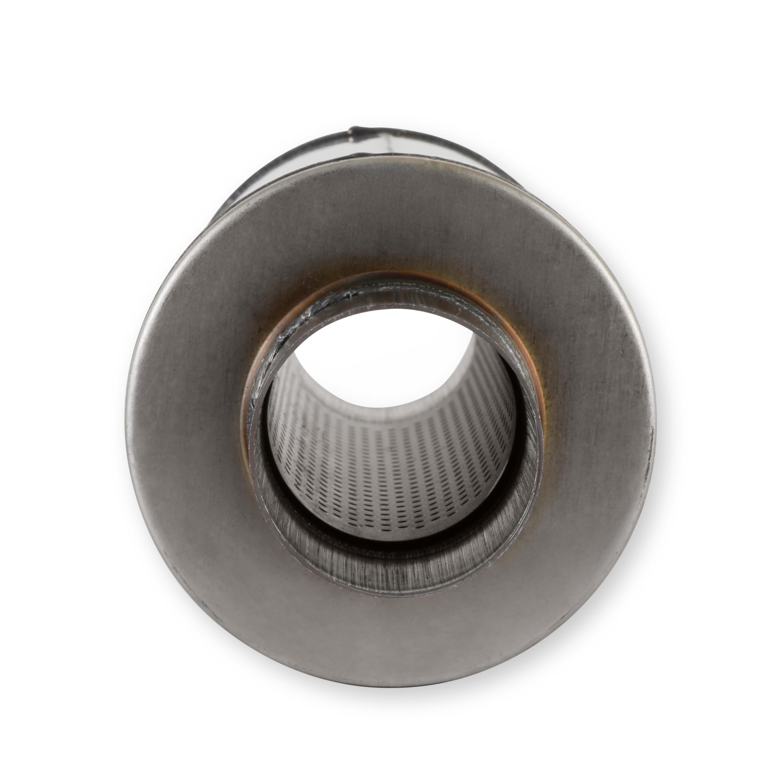 Flowmaster FlowFX Muffler 3" Inlet/Outlet - 6" Round Body - Moderate Sound 409 Stainless Steel