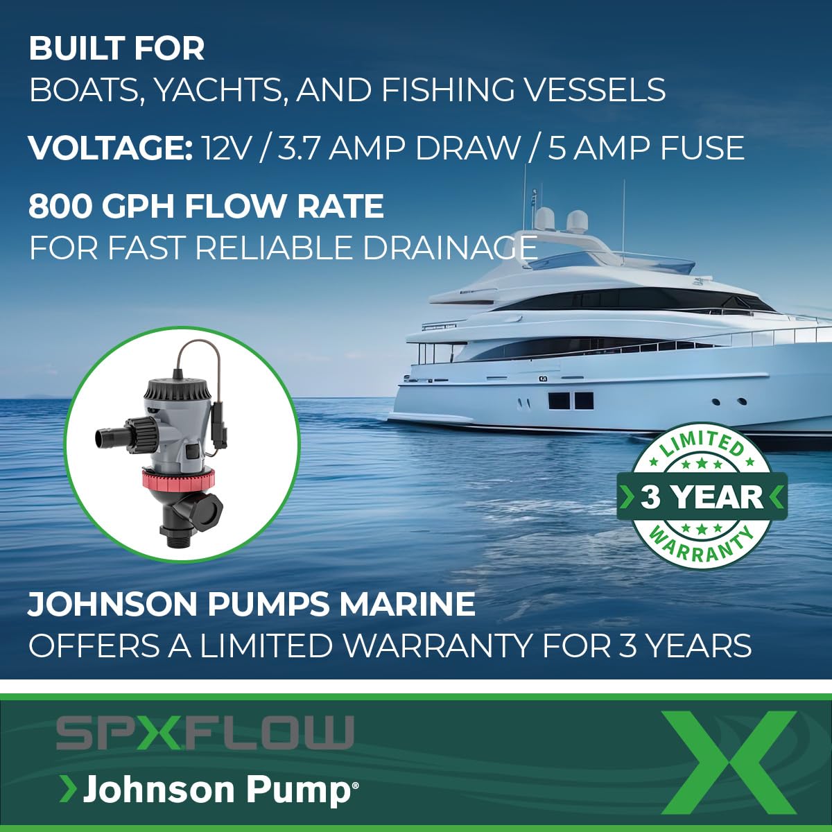 Aqua Twinport Flex-Mount Aerator Johnson Pump - 800 GPH