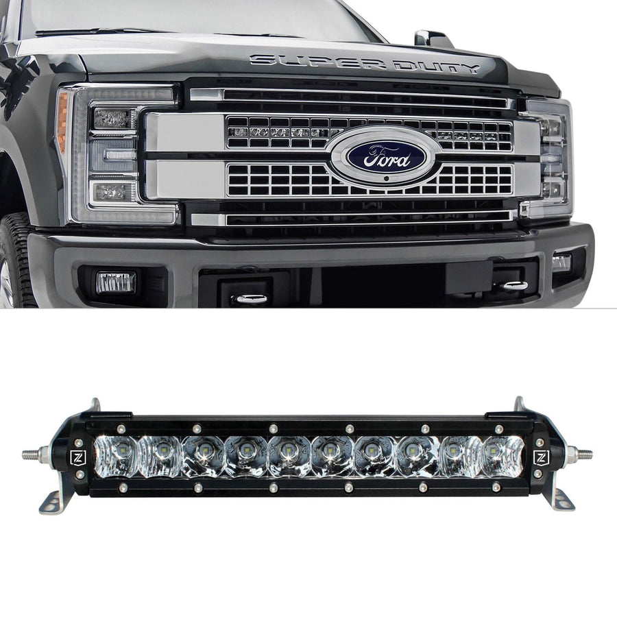 ZROADZ OEM Grille Kit Z415371-KIT (Black Top), Black