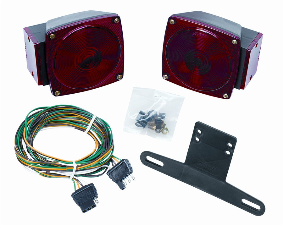 Trailer Light Kit Wesbar 2527511, black, under 80-inch