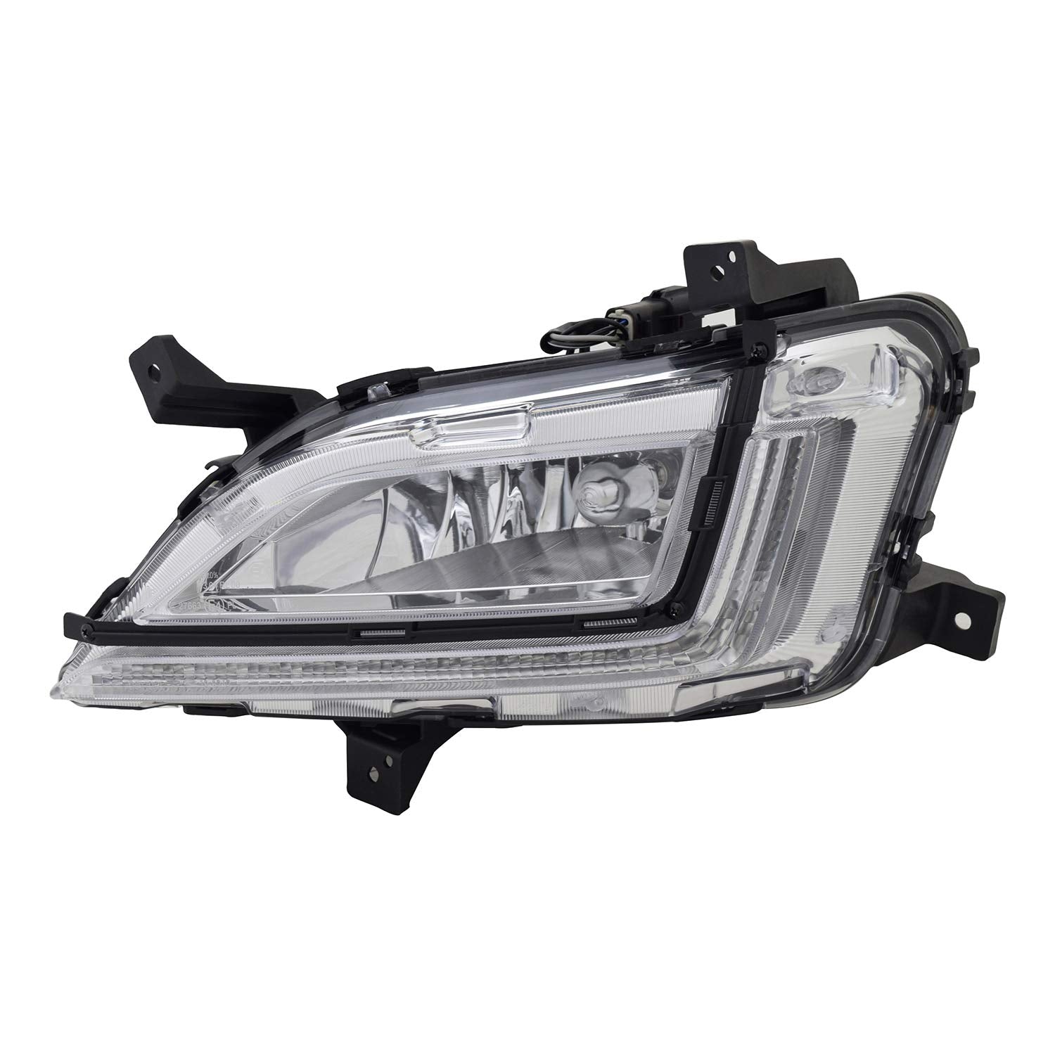Left TYC Fog Light Assembly Compatible with 2019-2021 Hyundai Tucson