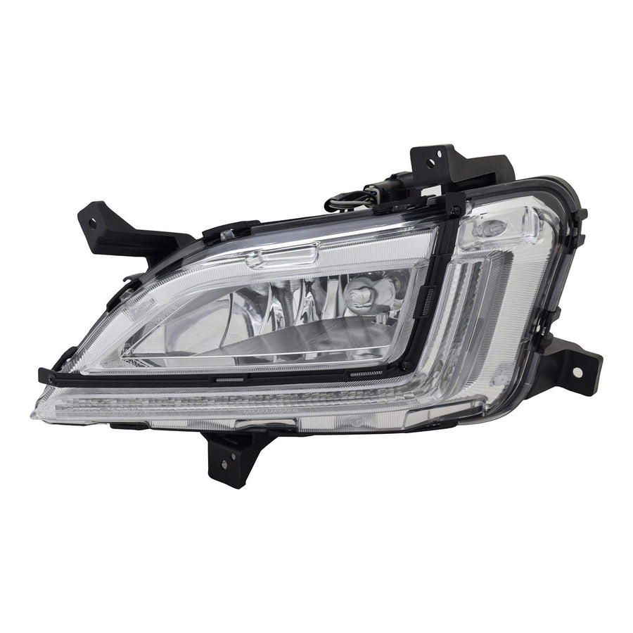 Left TYC Fog Light Assembly Compatible with 2019-2021 Hyundai Tucson