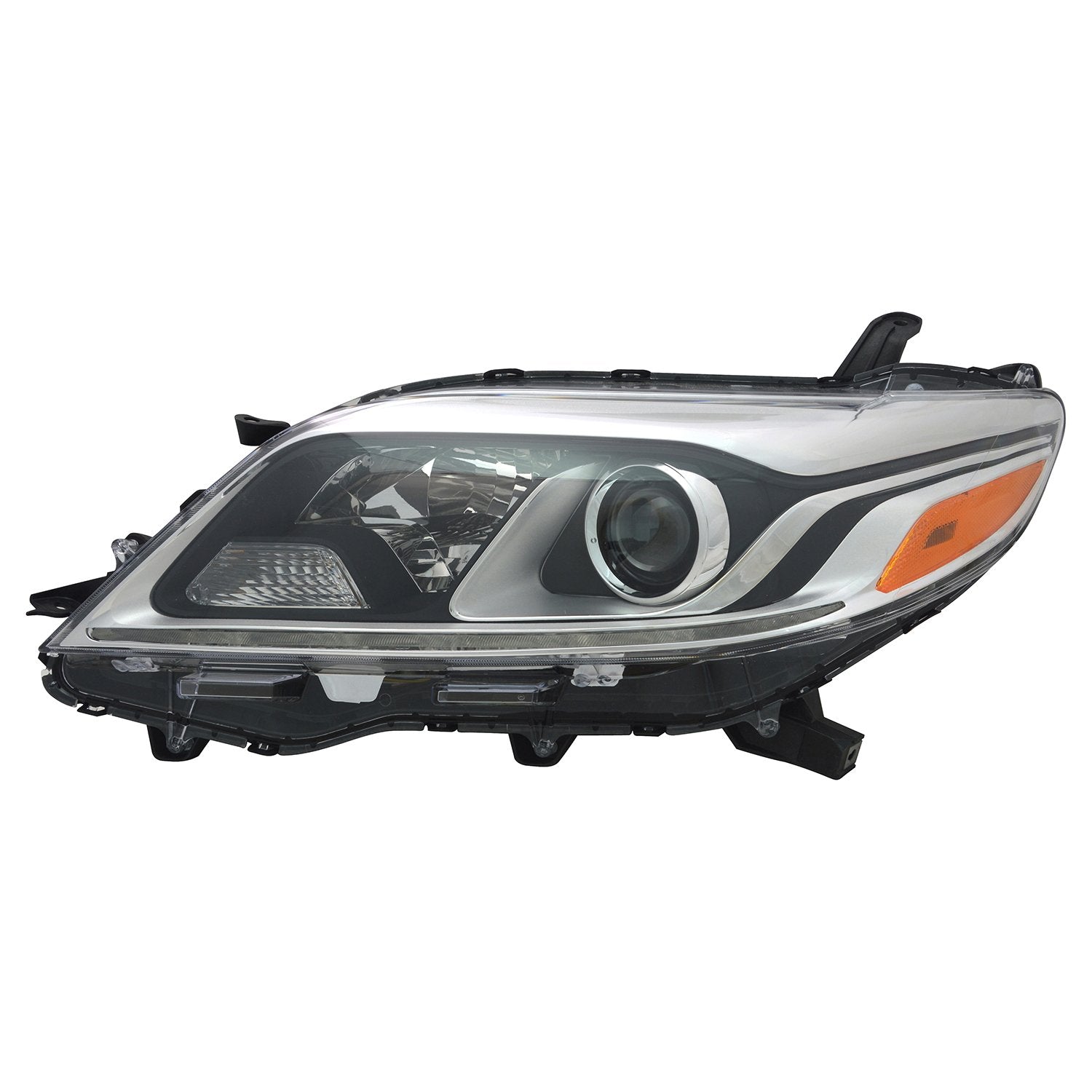 Left TYC Headlight Assembly Compatible with 2015-2020 Toyota Sienna