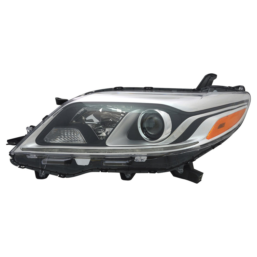 Left TYC Headlight Assembly Compatible with 2015-2020 Toyota Sienna