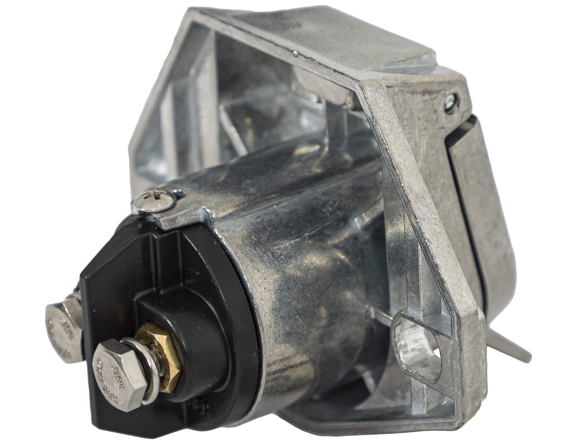 2-Way Buyers Products Die-Cast Zinc Trailer Connector -Truck Side - Horizontal Pin Arrangement (TC1002)