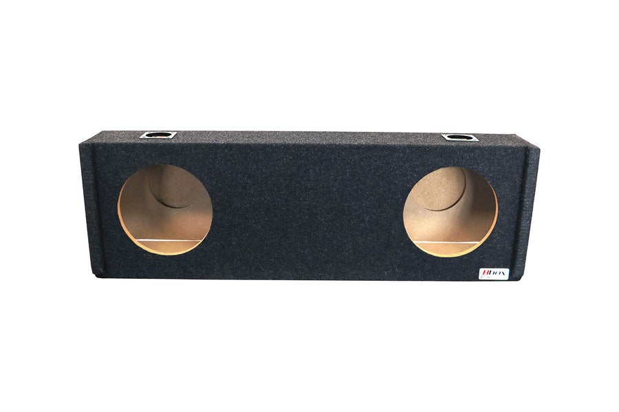 Bbox 10" Dual Sealed Carpeted Subwoofer Enclosure - Fits 1983-2012 Ford Ranger Extended Cab/Super Cab, Charcoal - Subwoofer Box Improves Audio Quality, Sound & Bass