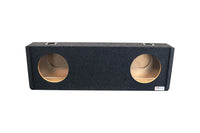 Bbox 10" Dual Sealed Carpeted Subwoofer Enclosure - Fits 1983-2012 Ford Ranger Extended Cab/Super Cab, Charcoal - Subwoofer Box Improves Audio Quality, Sound & Bass