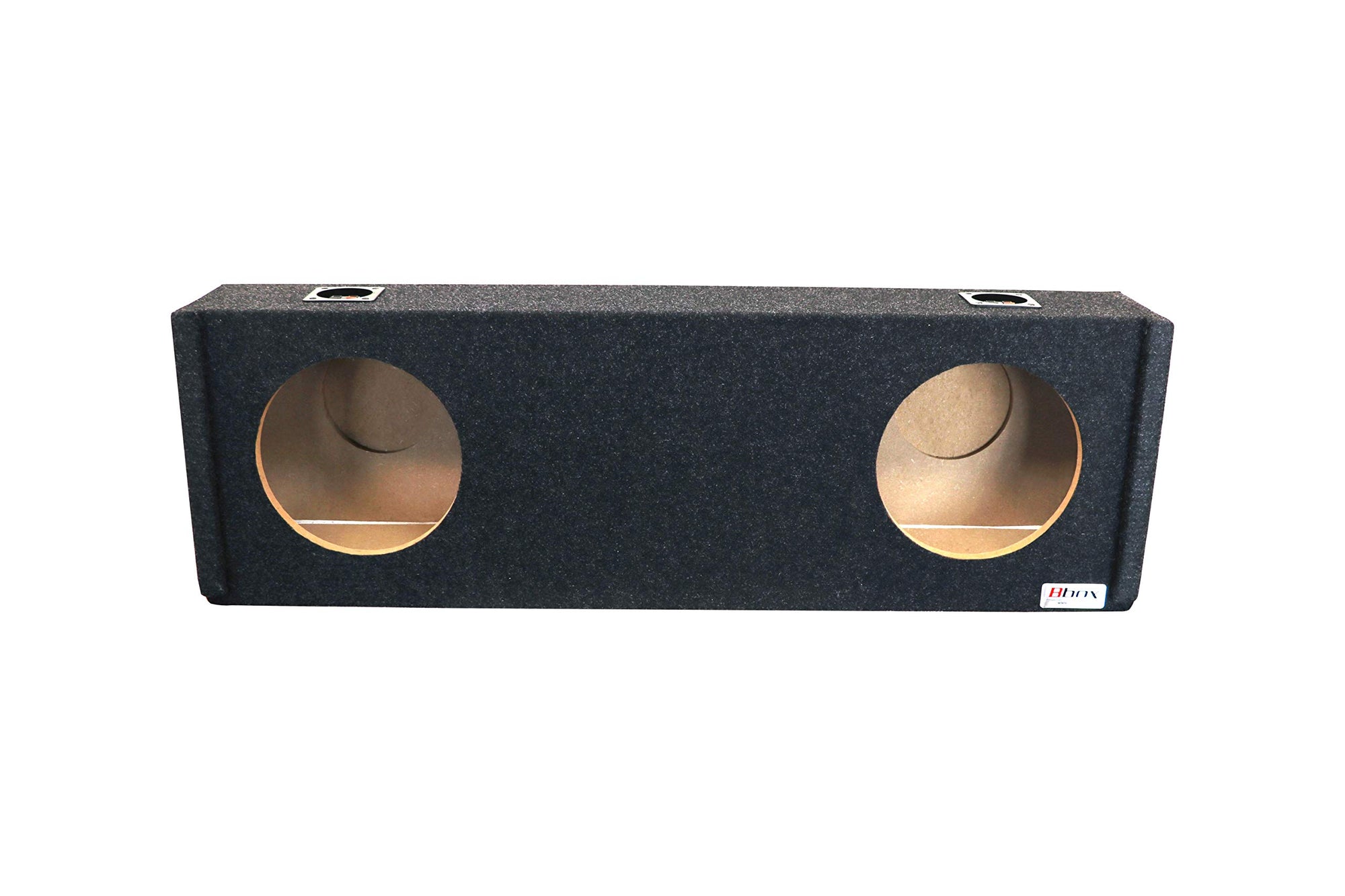 Bbox 10" Dual Sealed Carpeted Subwoofer Enclosure - Fits 1983-2012 Ford Ranger Extended Cab/Super Cab, Charcoal - Subwoofer Box Improves Audio Quality, Sound & Bass