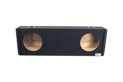 Bbox 10" Dual Sealed Carpeted Subwoofer Enclosure - Fits 1983-2012 Ford Ranger Extended Cab/Super Cab, Charcoal - Subwoofer Box Improves Audio Quality, Sound & Bass
