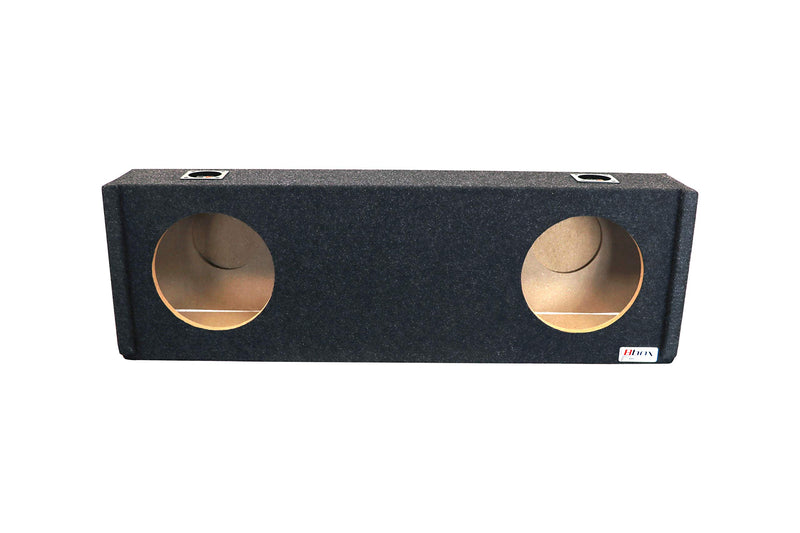 Bbox 10" Dual Sealed Carpeted Subwoofer Enclosure - Fits 1983-2012 Ford Ranger Extended Cab/Super Cab, Charcoal - Subwoofer Box Improves Audio Quality, Sound & Bass