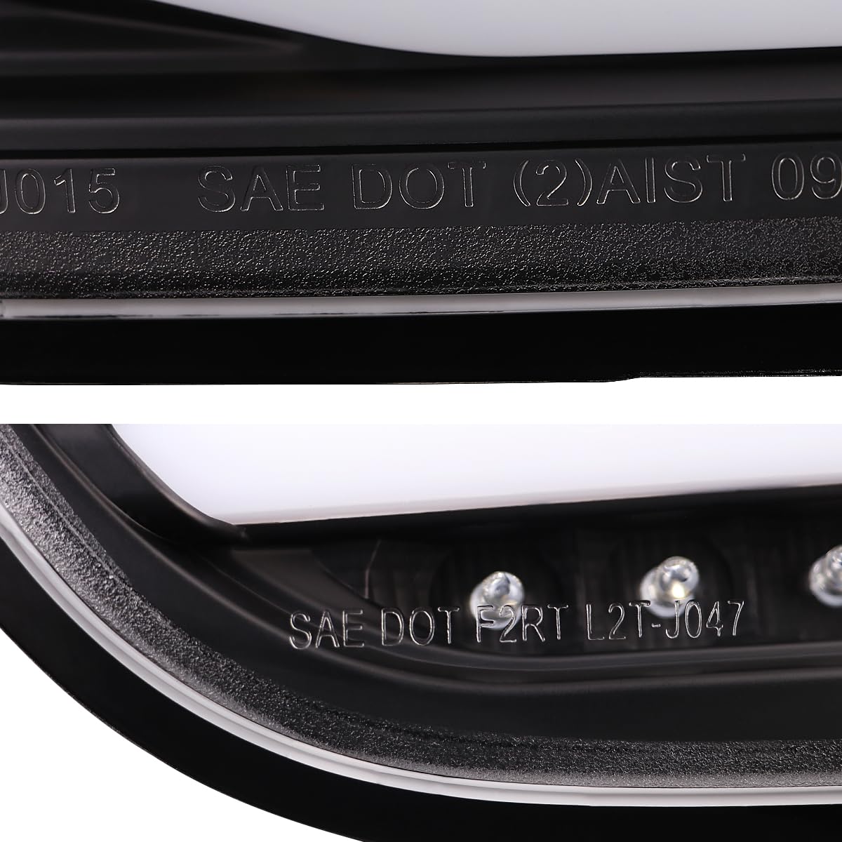 Full LED Black Tail Lights SPEC-D TUNING w/Fiber Optic Parking Light S and trip and Sequential Turn Signals Compatible with 2009-2011 BMW E90 3-Series