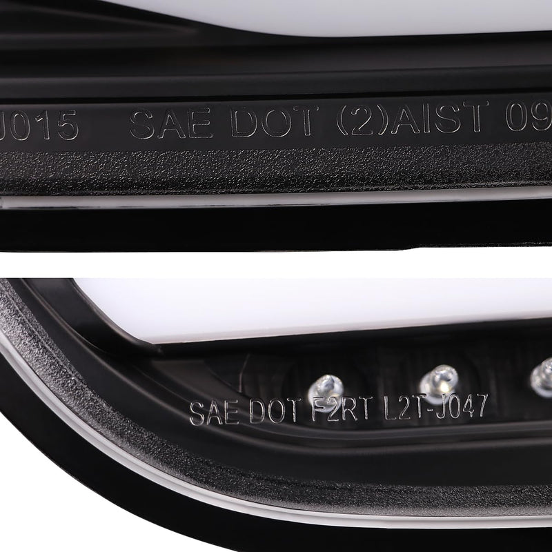 Full LED Black Tail Lights SPEC-D TUNING w/Fiber Optic Parking Light S and trip and Sequential Turn Signals Compatible with 2009-2011 BMW E90 3-Series