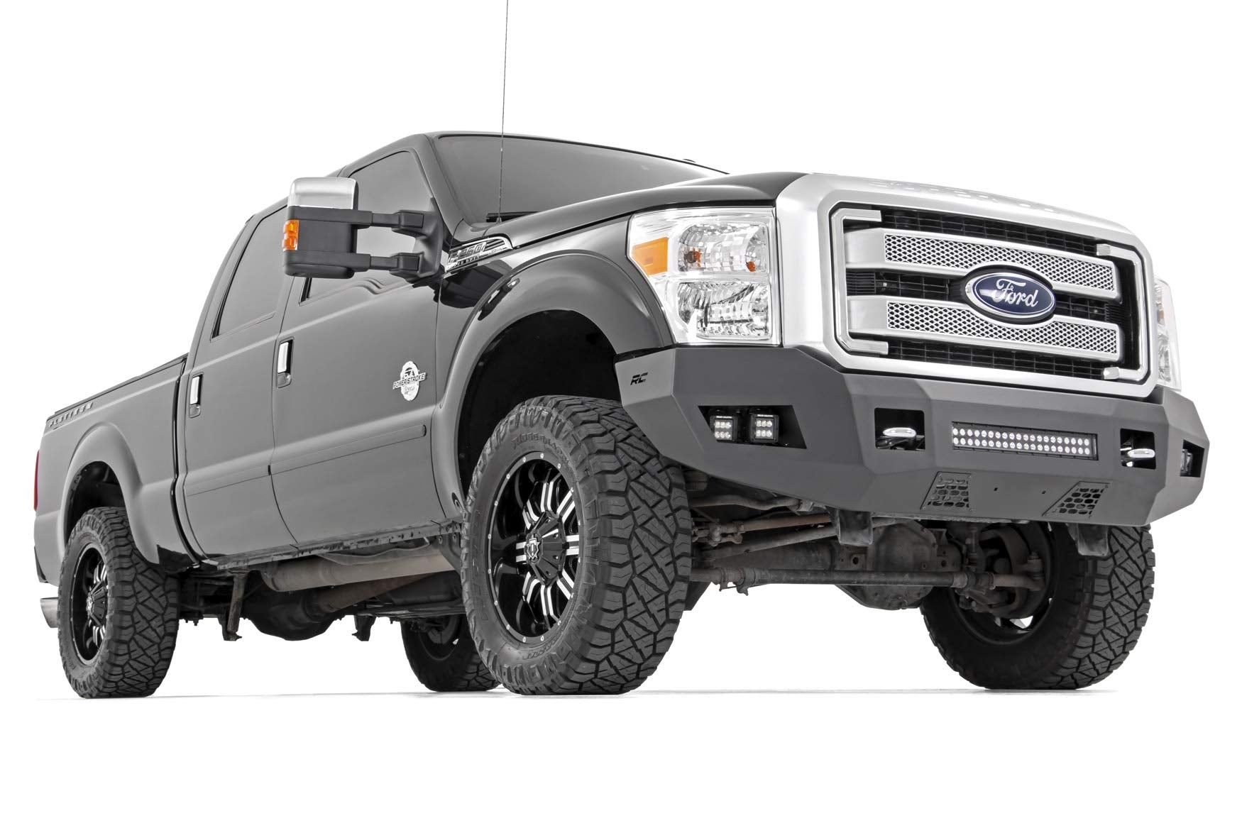Rough Country LED Heavy Duty Front Bumper for 11-16 Ford Super Duty - 10783
