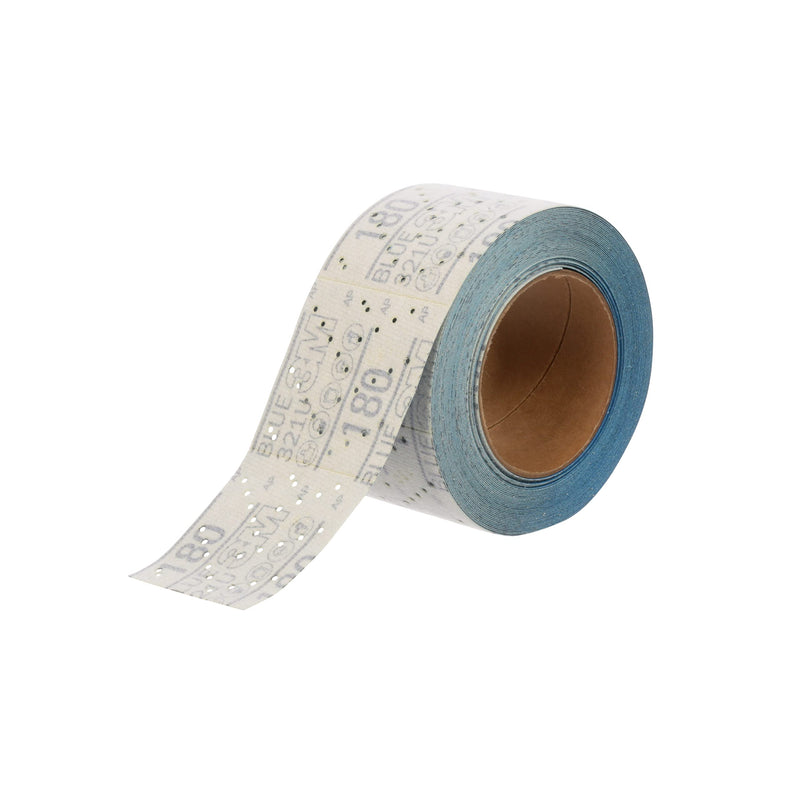 3M Hookit Blue Abrasive Roll Sheet, 36191, Multi-Hole, 2.75 in x 13 yd, 180+ Grade, Automotive Sanding Sandpaper for Coating Removal, Body Repair, Auto Sanding