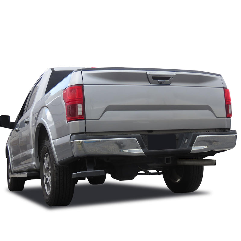 Retractable Black Horse Truck Bed Corner Step Black Compatible with 2015-2020 Ford F-150 -TBCFO15