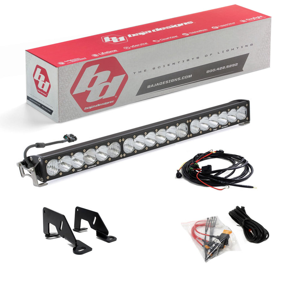 20-inch Baja Designs OnX6+ Roof Mount LED Light Bar Kit for Polaris RZR Pro XP and Turbo R (Driving/Combo, Clear)