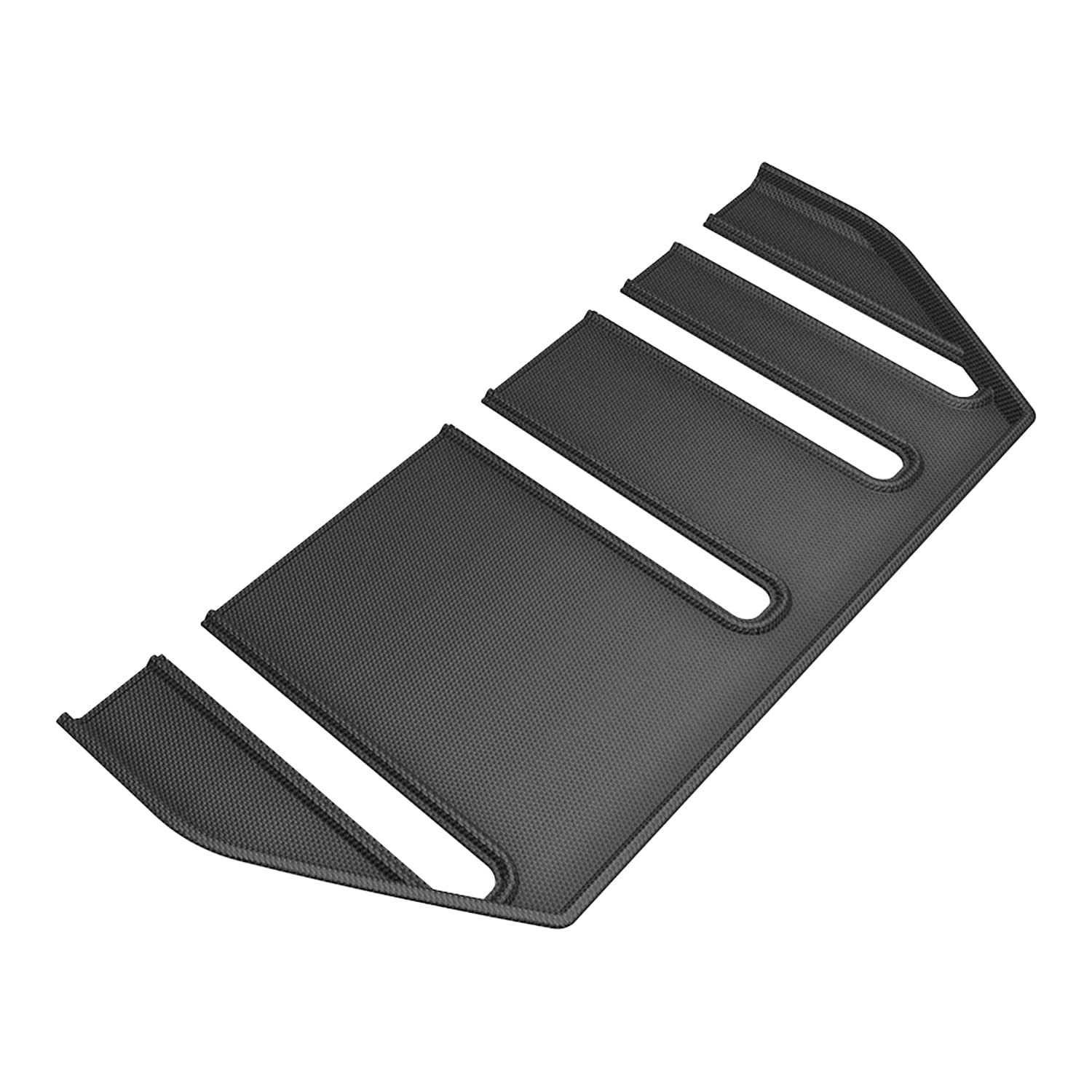 3D MAXpider Kagu Custom Fit Floor Mat (Black) Compatible with Tesla Model X 7-Seat 2022-2026 - Third Row