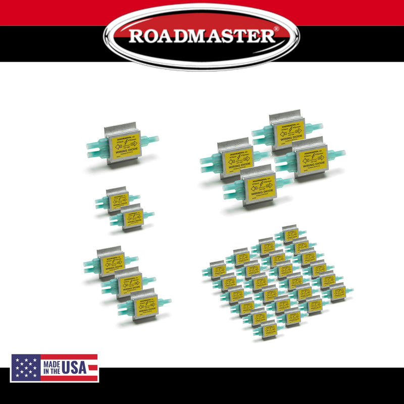 Pack of 3 Roadmaster 793 Hy-Power Diodes Compatible with RVs & Flat Towed Vehicles | Prevents Cross-Wiring Between Towed Vehicle & Motorhome Lights | Safe, Dependable Operation | Built to Last