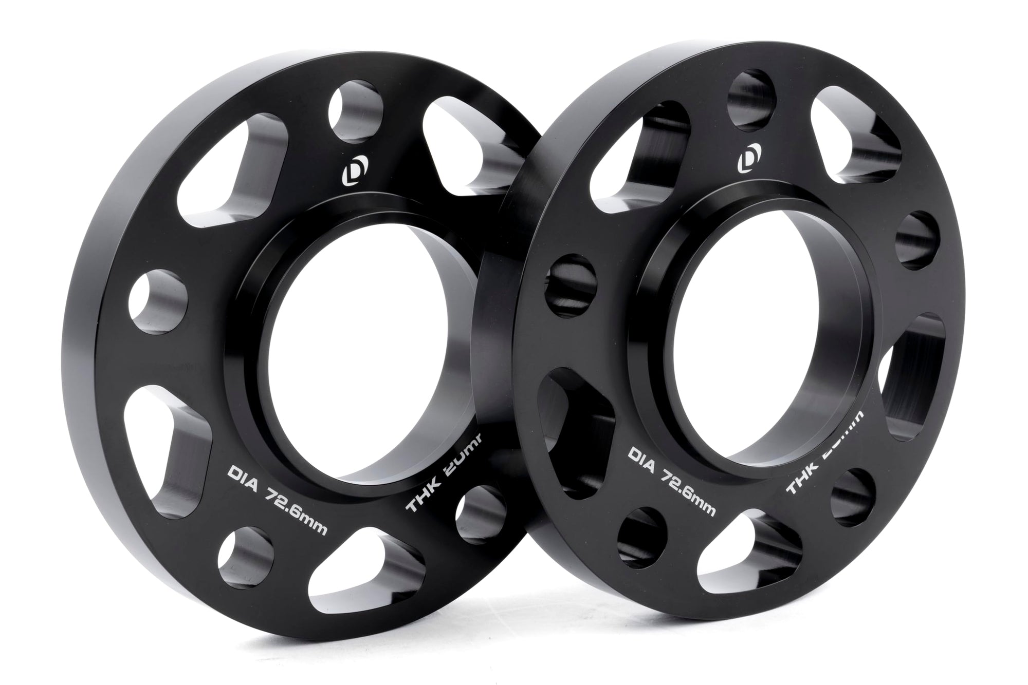 Dinan Wheel Spacers D210-2043 5x120 Bolt Circle - 72.6mm Center Bore - 20mm Thick - Pair