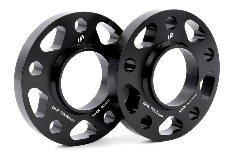 Dinan Wheel Spacers D210-2043 5x120 Bolt Circle - 72.6mm Center Bore - 20mm Thick - Pair